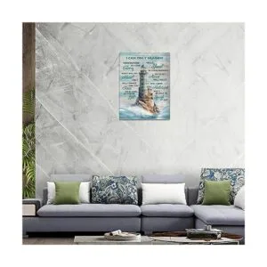 Arte de pared náutico con fotos de faro decoración de_4