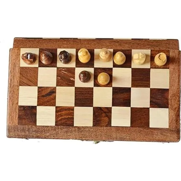 Juego de ajedrez de bolsillo Chess Bazar para viaje_5