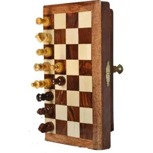 Juego de ajedrez de bolsillo Chess Bazar para viaje_6