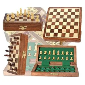 Juego de ajedrez de bolsillo Chess Bazar para viaje_1