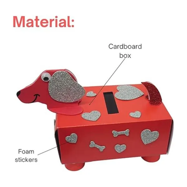 4Es Novelty Kit de manualidades de buzón de San Valentín_5