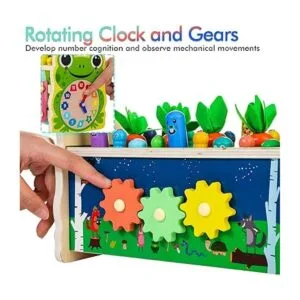 Juguetes Montessori de madera 6 en 1 para niños de 1 año_4