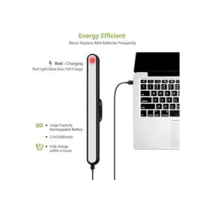 Barra de luz táctil regulable para montaje en la pared_5