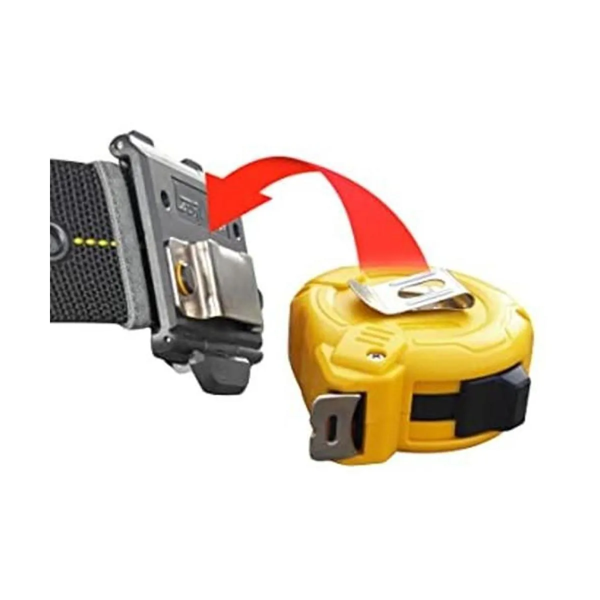 Soporte de cinta métrica para cinturón clip de soporte de_1