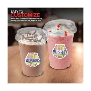 Tazas de plástico transparente de 16 onzas con tapas_6