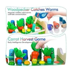 Juguetes Montessori de madera 6 en 1 para niños de 1 año_3