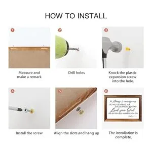 TOARTi Decoración de pared con texto en inglés Be Strong_7