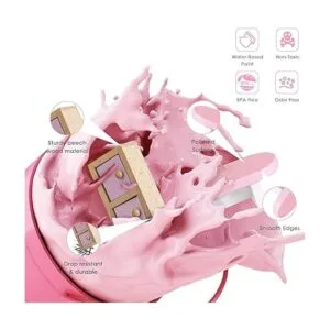 Juego de muebles de madera para casa de muñecas 22 piezas_6