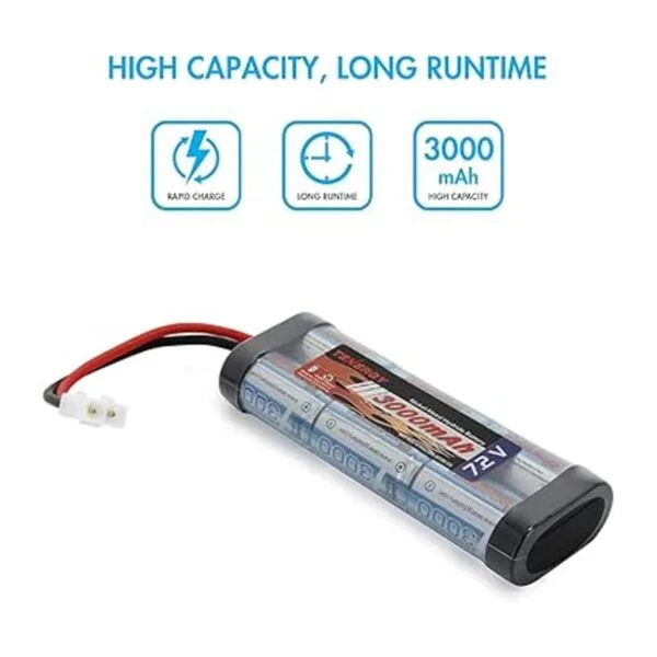 Tenergy Batería plana NiMH de 72 V alta capacidad 6_4
