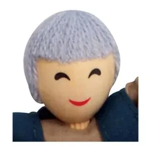 Hape Juego de familia de casa de muñeca de madera_5