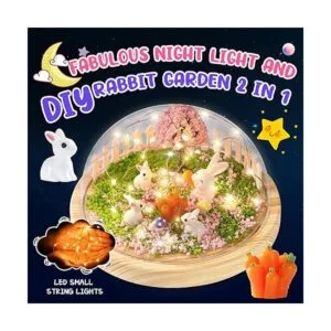Haz tu propia luz nocturna kits de bricolaje de conejo_2