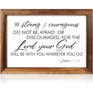 TOARTi Decoración de pared con texto en inglés Be Strong_1