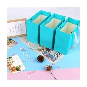 Uceoo LBlue Bolsas de regalo color verde azulado tamaño_7