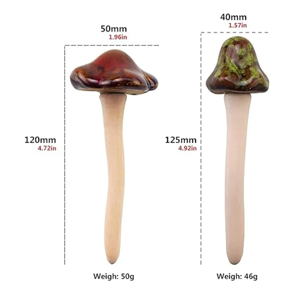 PUOO 8 piezas de cerámica para decoración de macetas de_2