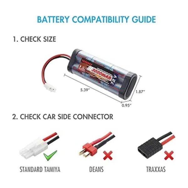 Tenergy Batería plana NiMH de 72 V alta capacidad 6_2