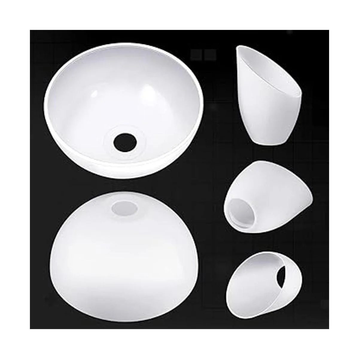 Juego de 4 pantallas de plástico paquete de 2 pantallas_6