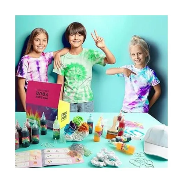 CraftBud Kit de teñido anudado para niños y adultos 197_6