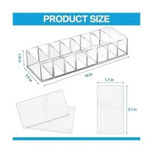 Organizador compacto de maquillaje acrílico de 4 piezas_2
