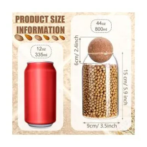 3 frascos de vidrio de corcho frascos sellados frascos_4