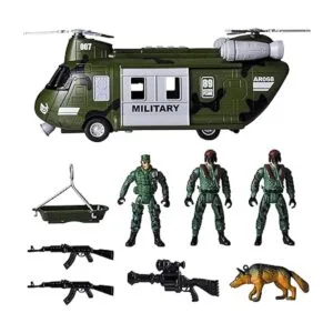 JOYIN Vehículos militares Juego de helicóptero de_3