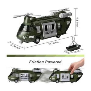 JOYIN Vehículos militares Juego de helicóptero de_4