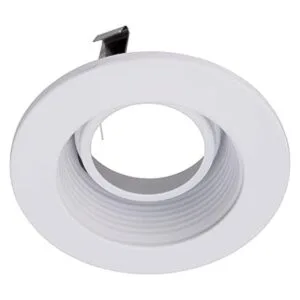 nicor iluminación 13002 WH 3.75 in. Anillo Blanco Bafle_2