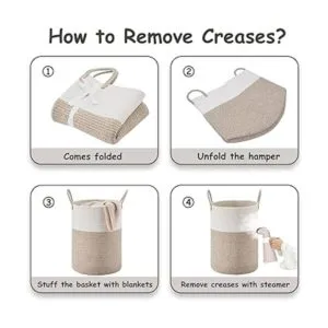 VIPOSCO Cesta grande para la lavandería canasta de_6