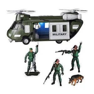 JOYIN Vehículos militares Juego de helicóptero de_6