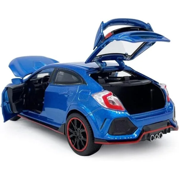 2017 Civic Type R Modelo Coche Hatchback Deportes Diecast_4