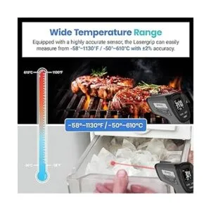 Etekcity Termómetro infrarrojo 1260 de temperatura de_3