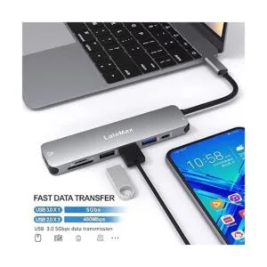 LalaMax Concentrador USB C adaptador multipuerto 8 en 1_5