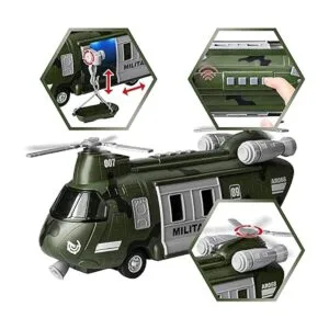 JOYIN Vehículos militares Juego de helicóptero de_2