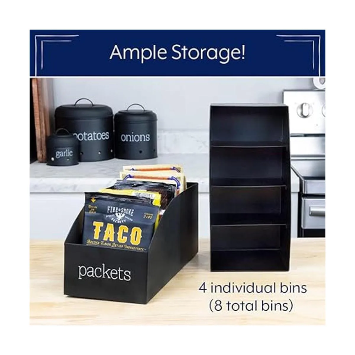 AuldHome Organizadores de paquetes de alimentos de_6