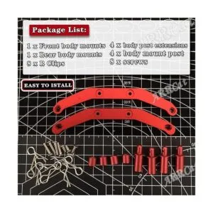 ARRCat Extensiones de poste de carrocería juego de postes_6