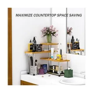 Estante de esquina organizador para encimera de cocina de_4