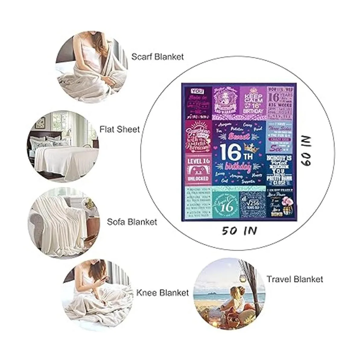 Wisegem Regalos de cumpleaños número 16 para niñas dulces_5