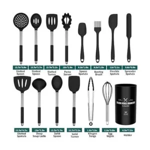 Umite Chef Juego de utensilios de cocina de silicona 15_2