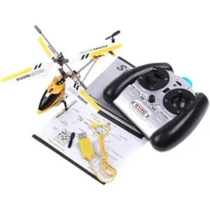Helicóptero control remoto de 3 canales Syma S107G amarillo_3