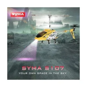 Helicóptero control remoto de 3 canales Syma S107G amarillo_5