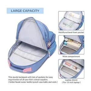 Elfmly Mochila escolar grande para estudiantes_4