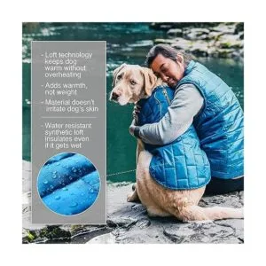 Kurgo Loft Dog Jacket Reversible Fleece Winter Coat Cold_2