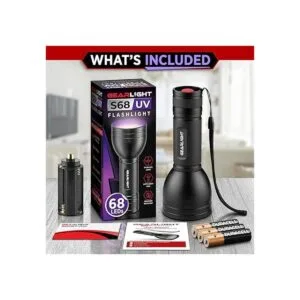 GearLight S68 Linterna UV con baterías luz negra_7