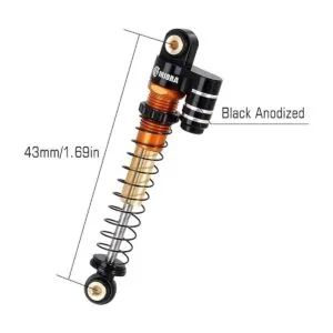 INJORA Amortiguadores RC de 1.693 in roscados de aluminio_4