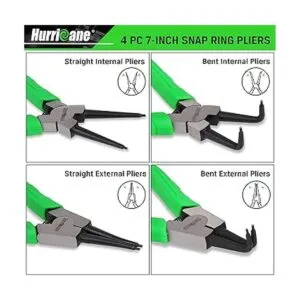HURRICANE Juego de 4 alicates de anillo a presión kit de_3
