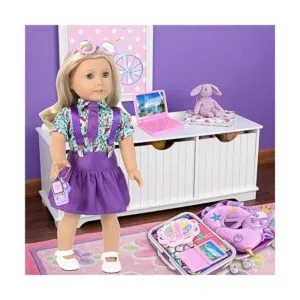 iBayda Juego de 25 piezas de ropa de muñeca americana de_4