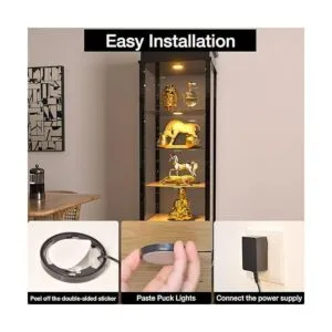 Wobane Luces LED para debajo del gabinete luces de disco_7