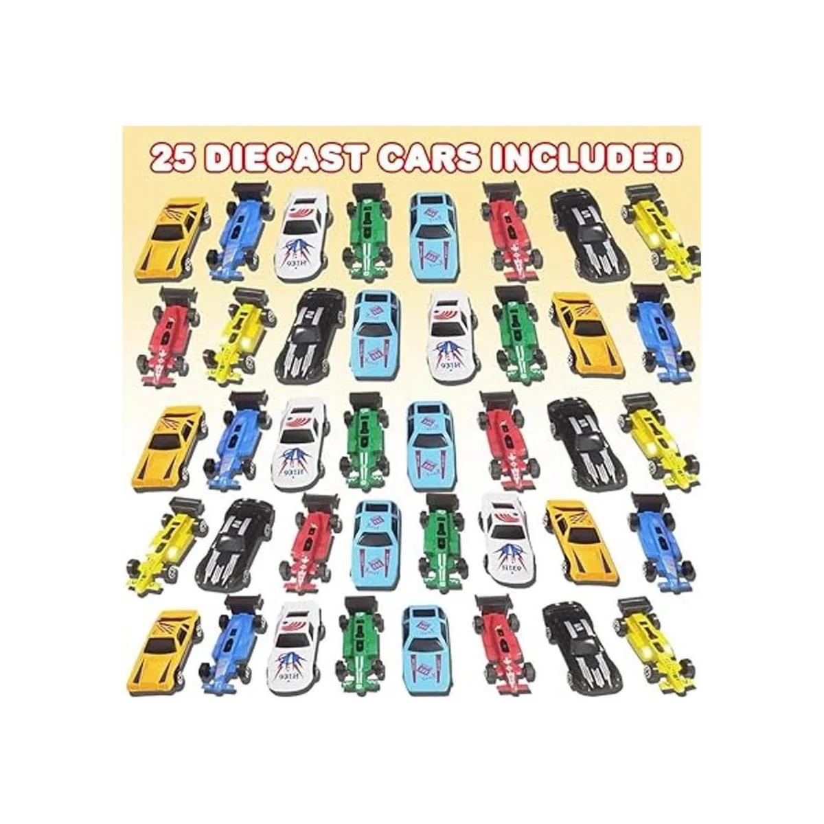 ArtCreativity Juego de 25 piezas de auto de juguete_2