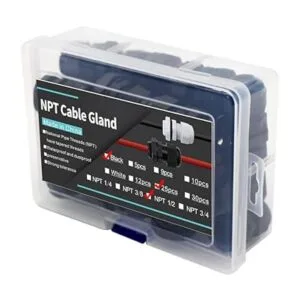 NPT Caja de plástico para prensaestopas de 12 25_4