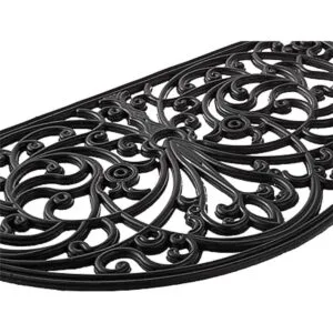 Tapete para puerta Kempf de hule con forma de medialuna_3