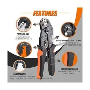 SWANAMB Kit de herramientas de crimpado de cables AWG 2313_3